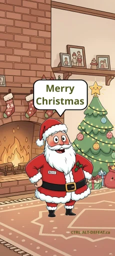 Merry Christams Boss Santa 1440 x 3200-2